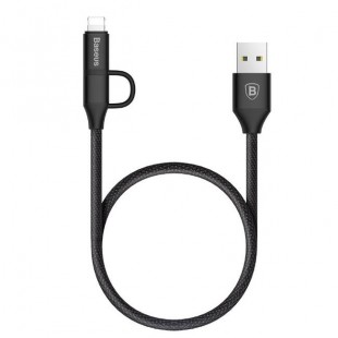 کابل شارژ 2 خروجی اندروید/آیفون بیسوس (Baseus Yiven 2-1 Cable (Micro/iOs