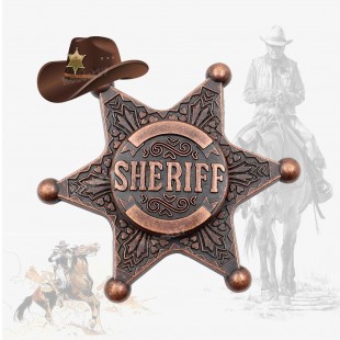 اسپینر اسپینر فلزی طرح کلانتر - Sheriff Metal Fidget Spinner