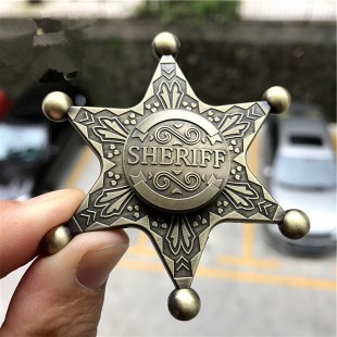 اسپینر اسپینر فلزی طرح کلانتر - Sheriff Metal Fidget Spinner