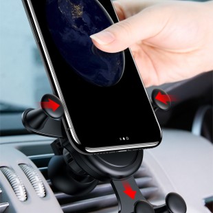 هولدر موبایل دریچه کولر بیسوس Baseus EMOTICON Gravity Car Holder