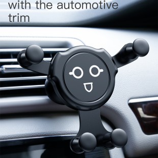 هولدر موبایل دریچه کولر بیسوس Baseus EMOTICON Gravity Car Holder