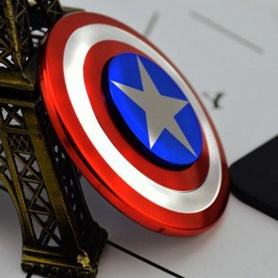 اسپینر Captain America Shield Fidget Spinner اسپینر فلزی کاپیتان آمریکاییل
