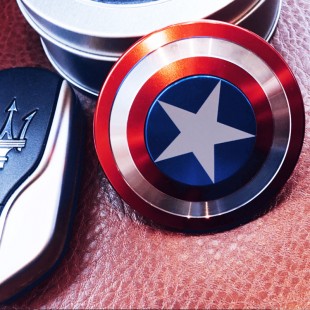 اسپینر Captain America Shield Fidget Spinner اسپینر فلزی کاپیتان آمریکاییل