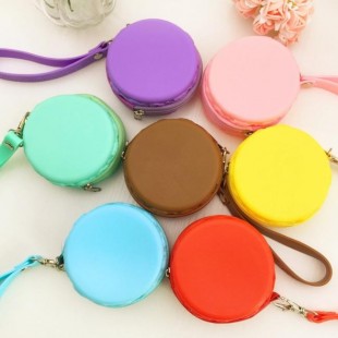 کیف هندزفری سیلیکونی طرح ماکارون Macaron Silicon Coin Purse