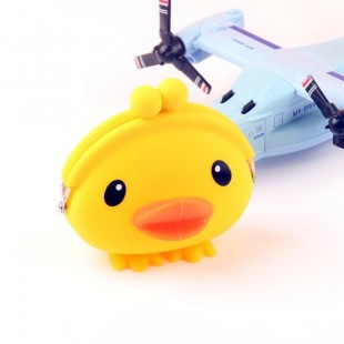 کیف هندزفری سیلیکونی جوجه اردک Duck Silicon Purse Coin