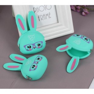 کیف هندزفری خرگوشی Green Rabbit Silicon Purse Coin