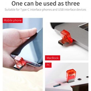 فلش مموری تایپ سی بیسوس Baseus Red-hat Type-c USB flash disk