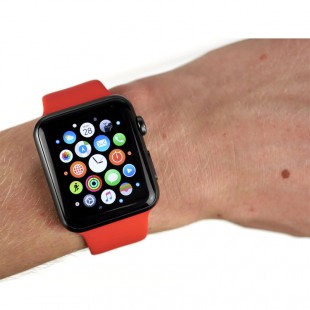 ساعت هوشمند سیلیکونی Band Red Smart Watch Apple Watch 38mm