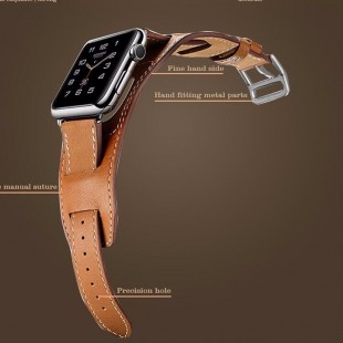 لوازم جانبی ساعت چرمی Band Leather Apple Watch 38mm بند