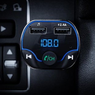 شارژر فندکی و پخش کننده اف ام ارلدم Earldom ET-M34 Bluetooth &amp; Car Charger