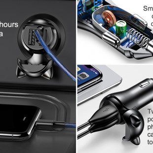 شارژر فندکی Baseus ADORKABALE USB Car charger شارژ فندکی
