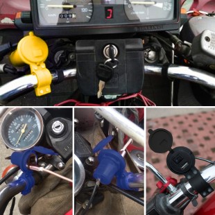 شارژر فندکی Feych Motor Bike charger Cable USB شارژر یواس بی موتور سیکلت با قابلیت نصب بروی فرمان