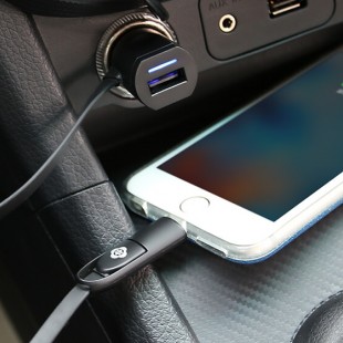 شارژر فندکی Totu iPhone/Android Car Charger Adaptor شارژر فندکی + کابل همراه اندروید و ios توتو