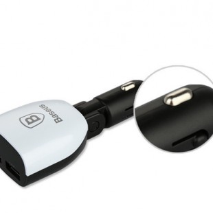 شارژر فندکی کابل شارژ Baseus Cable USB Car Charger