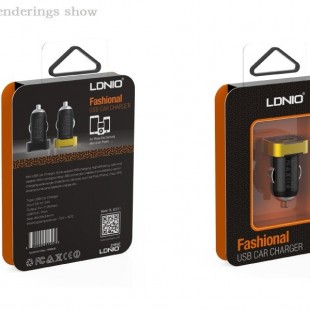 شارژر فندکی شارژر فندکی LDNIO Cable USB Car Charger