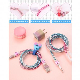 پک محافظ کابل شارژ اکلیلی Color Pack Cable Cover