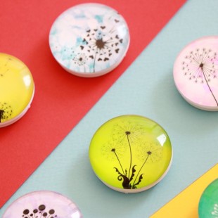 پاپ سوکت کریستالی طرح قاصدک Dandelion Crystal POP Socket