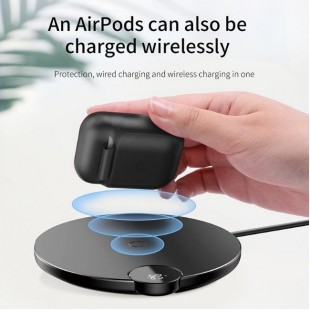 شارژر وایرلس ایرپاد بیسوس Baseus wireless charger for Airpods