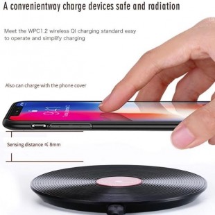 شارژر وایرلس ریمکس Remax Vinyl Series Wireless Charger RP-W9