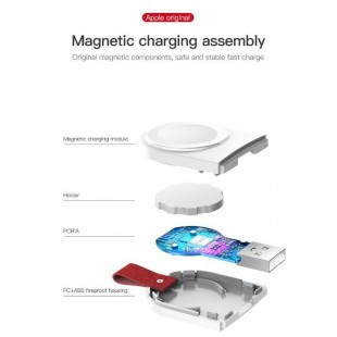 شارژر وایرلس اپل واچ توتو TOTU CACW-038 USB iWatch magnetic charger