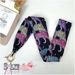 بند آویز موبایل پارچه ای Mobile Pattern Lanyard