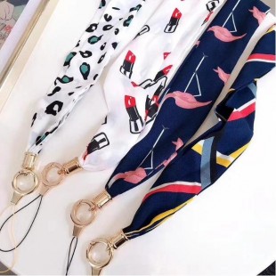 بند آویز موبایل پارچه ای Mobile Pattern Lanyard