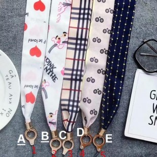 بند آویز موبایل پارچه ای Mobile Pattern Lanyard