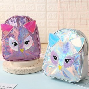 کوله پشتی هولوگرامی طرح جغد OWL Hologram School Bag