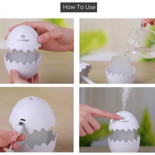 دستگاه بخور سرد طرح تخم مرغ Humidifier Egg Design