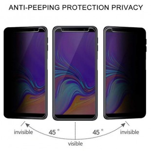 گلس ضد جاسوسی گوشی سامسونگ Anti Spy Privacy Glass Samsung Galaxy A750-A7 2018