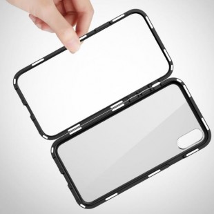 قاب مگنتی شیشه ای Magnet Bumper Glass Case apple iPhone Xr