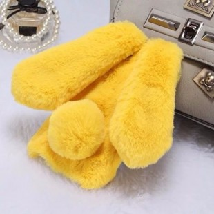 قاب ژله ای خزدار Rabbit Fur Pearl ear Case for Samsung Galaxy J5