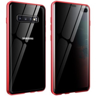 قاب مگنتی با گلس ضد جاسوسی سامسونگ Magnetic privacy galaxy S10