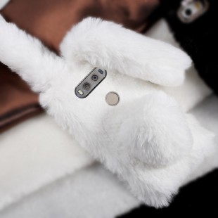 قاب ژله ای خزدار Rabbit Fur Pearl ear Case for LG V20