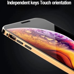 قاب مگنتی با گلس ضد جاسوسی آیفون Magnetic privacy iPhone 6