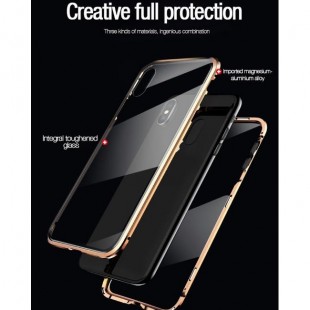 قاب مگنتی با گلس ضد جاسوسی آیفون Magnetic privacy iPhone 6