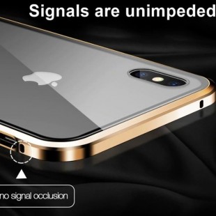 قاب مگنتی با گلس ضد جاسوسی آیفون Magnetic privacy iPhone 7