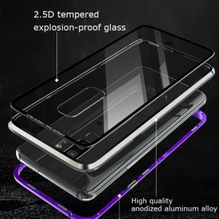 قاب مگنتی شیشه ای Magnet Bumper Glass Case Galaxy S9