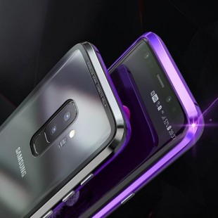 قاب مگنتی شیشه ای Magnet Bumper Glass Case Galaxy J4 Plus