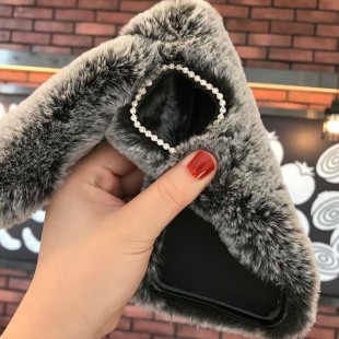 قاب خزدار خرگوشی Rabbit Fur Case Samsung Galaxy A6 2018