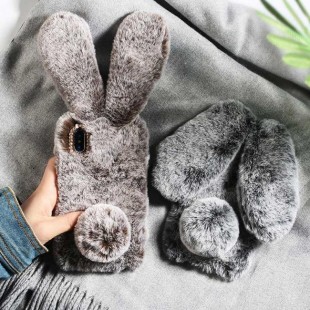 قاب خزدار خرگوشی Rabbit Fur Case Samsung Galaxy A6 2018