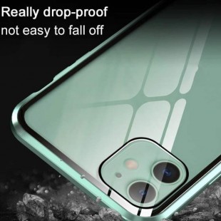 قاب مگنتی با گلس ضد جاسوسی آیفون Magnetic privacy iPhone 11 PRO