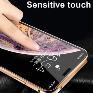 قاب مگنتی با گلس ضد جاسوسی آیفون Magnetic privacy iPhone X