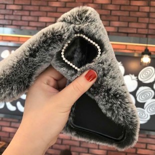 قاب خرگوشی خزدار هواوی Rabbit Fur Case Huawei P30 Lite