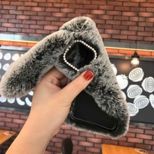 قاب خرگوشی خزدار سامسونگ گلکسی Rabbit Fur Samsung Galaxy S10 Plus