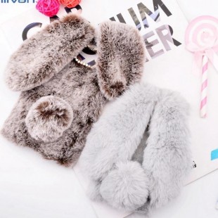 قاب خرگوشی خزدار سامسونگ گلکسی Rabbit Fur Samsung Galaxy S10 Plus