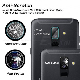 محافظ LCD شیشه ای Lens Glass گلس لنز دوربین Screen Protector.Guard Samsung Galaxy A8 2018