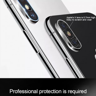 محافظ LCD شیشه ای Lens Glass گلس لنز دوربین Screen Protector.Guard Apple iPhone X