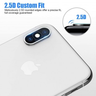 محافظ LCD شیشه ای Lens Glass گلس لنز دوربین Screen Protector.Guard Apple iPhone X