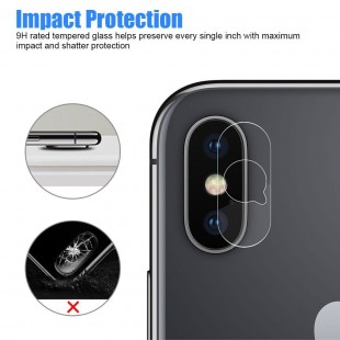 محافظ LCD شیشه ای Lens Glass گلس لنز دوربین Screen Protector.Guard Apple iPhone X